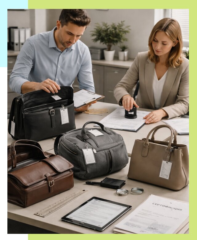 Сертификация сумок в Солнечногорске от 7806 руб. | Алешин-Слн