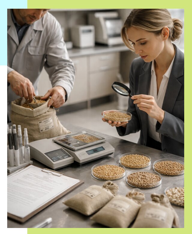 Сертификация зерна в Солнечногорске по цене от 15612 р. | Алешин-Слн