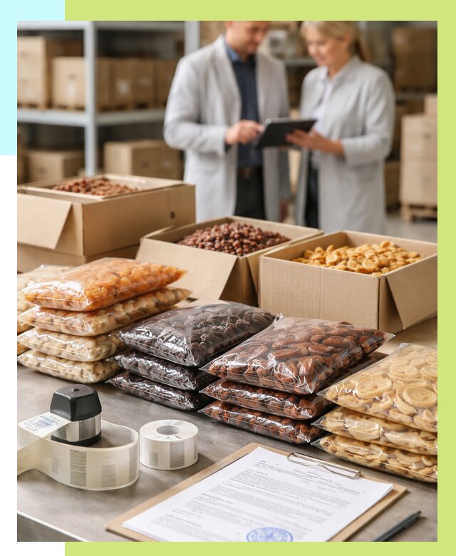 Сертификация сухофруктов в Солнечногорске от 12490 р. | Алешин-Слн под ключ