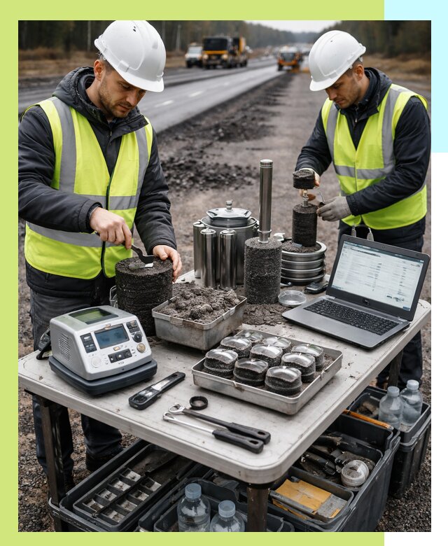 Сертификация асфальта: испытания и подтверждение в Солнечногорске