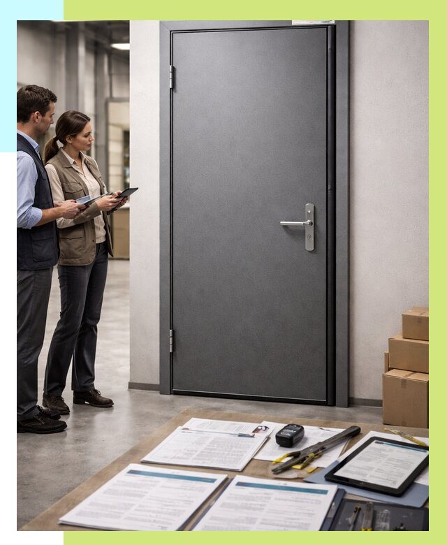 Сертификация противопожарных дверей в Солнечногорске от 9367 р. | Алешин-Слн