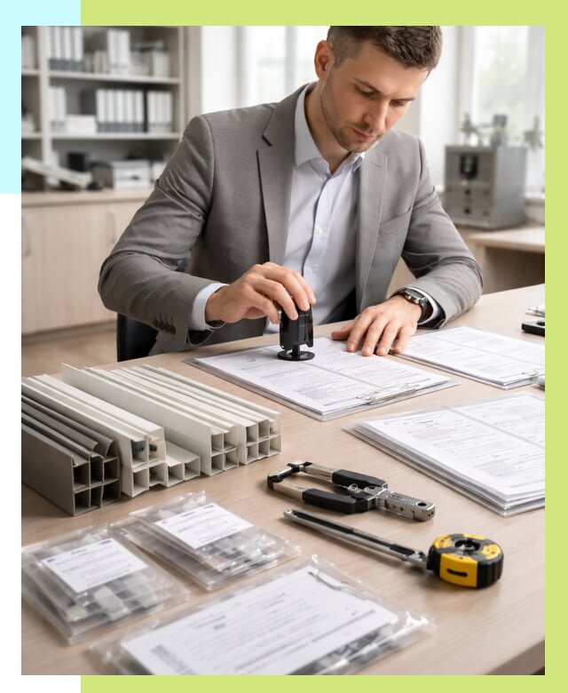 Сертификация ПВХ продукции в Солнечногорске от 8847 р., Алешин-Слн