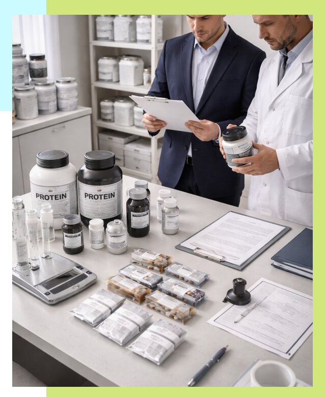 Сертификация спортивного питания в Солнечногорске от 15612 р., Алешин-Слн