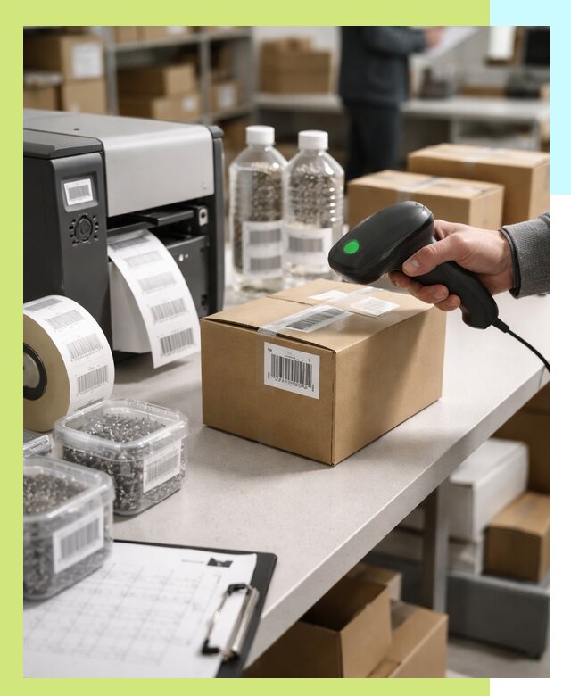 Штрихкодирование продукции и маркировка для продажи в Солнечногорске