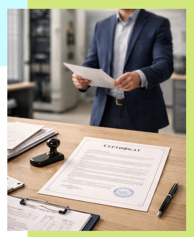 Сертификат на оборудование в Солнечногорске от 15612 р. | Алешин-Слн