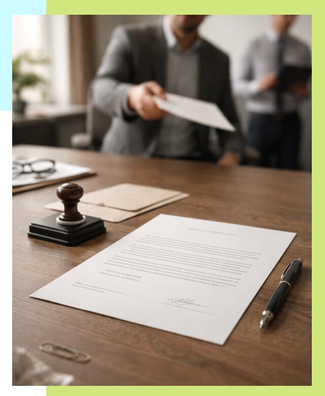 Отказное письмо по сертификации в Солнечногорске от 3643 р. | Алешин-Слн