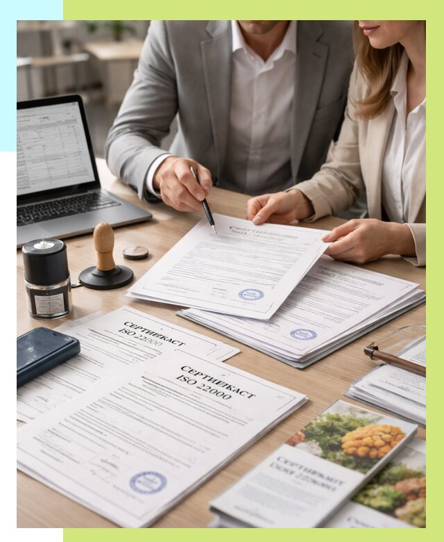 Сертификат ISO 22000 в Солнечногорске от 41632 р. под ключ | Алешин-Слн